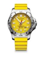 Victorinox Swiss Army Inox Professional Diver Stainless Steel And Rubber Strap Watch