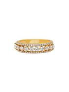 Lord & Taylor Diamond And 14k Yellow Gold Wedding Ring