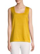 Anne Klein Square Neck Linen Camisole