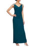Alex Evenings Embellished Sleeveless Gown