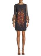 Elie Tahari Trans 18 Esmarella Floral Shift Dress