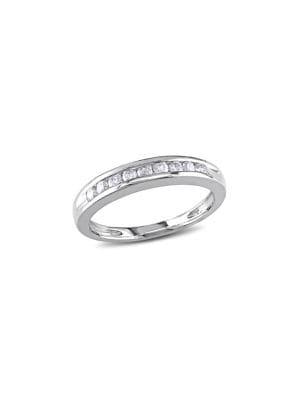 Sonatina Diamond Bridal 14k White Gold And Channel Set Diamond Anniversary Band Ring