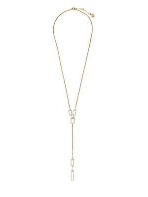 Vince Camuto Crystal Link Y-necklace