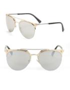 Versace Clubmaster Mirrored Sunglasses
