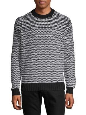 Michael Kors Contrast Stitching Crewneck Sweater