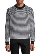 Michael Kors Contrast Stitching Crewneck Sweater