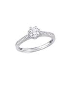 Sonatina Diamond Bridal 14k White Gold Diamond Engagement Ring