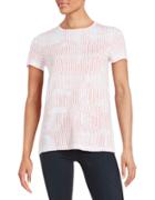 Lord & Taylor Patterned Cotton Tee