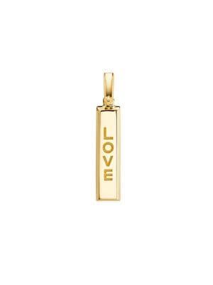 Michael Kors Sterling Silver Love Charm