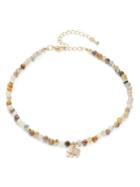 Design Lab Lord & Taylor Beaded Elephant Pendant Necklace