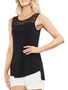 Vince Camuto Topic Heat Embroidered Sleeveless Top