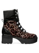 Michael Kors Khloe Cheetah Calf Hair Booties