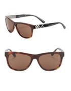 Burberry Glossy Wayfarer Sunglasses