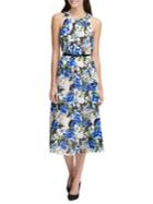 Tommy Hilfiger Carmen Floral Chiffon Midi Dress
