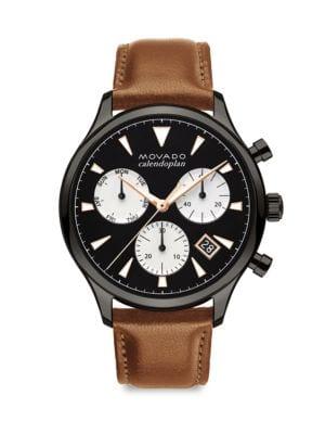 Movado Heritage Series Calendoplan Chronograph Watch