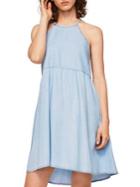 Mango Denim Fit-and-flare Dress