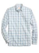 Brooks Brothers Red Fleece Twill Check Button-down Shirt