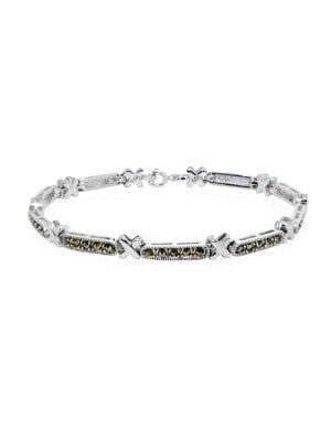 Designs Sterling Silver & Marcasite Bracelet