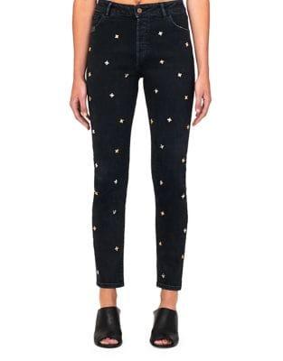 Dl Bella High-rise Cotton Jeans