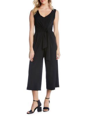 Karen Kane Tie-front Jumpsuit
