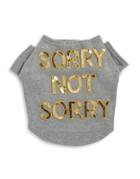 Bow And Drape Sorry Not Sorry Sequined Dog Sweater