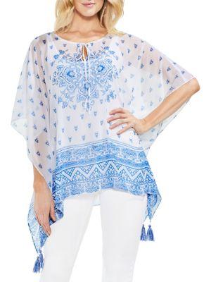 Vince Camuto Amalfi Breeze Persian Medallion Poncho