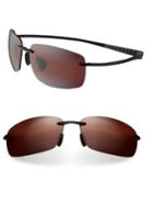Maui Jim Kumu Rectangle Polarized Sunglasses