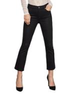 Bcbgmaxazria Foiled Cropped Easy-fit Stretch Jeans