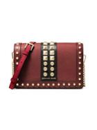 Michael Michael Kors Jet Set Studded Leather Crossbody Bag