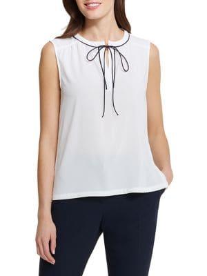 Tommy Hilfiger Tie Front Blouse