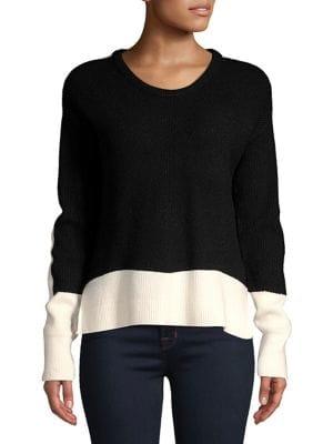 Imnyc Isaac Mizrahi Colorblock Racer-stripe Sweater
