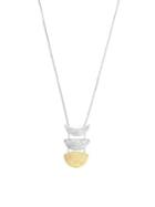 Jessica Simpson Many Moons Two-tone Statement Pendant Necklace