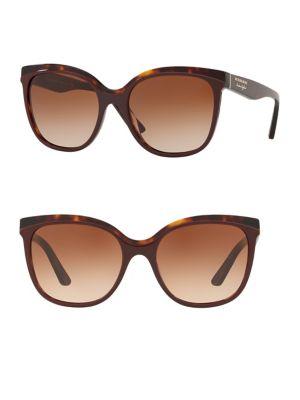 Burberry 55mm Bordeaux Butterfly Sunglasses