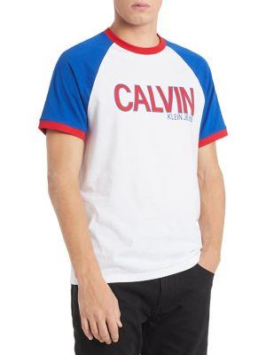 Calvin Klein Jeans Athletic Logo Cotton Tee