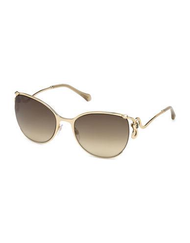 Roberto Cavalli 59mm Mirrored Cat Eye Sunglasses