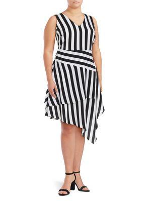Vince Camuto Plus Spectator Sleeveless Dress