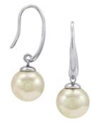Majorica Drop 10mm White Pearl Earrings
