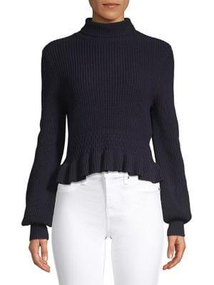 Finders Cherrybomb Knit Ruffle Sweater