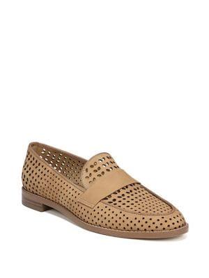 Franco Sarto Hudley2 Perforated Nubuck Leather Loafers