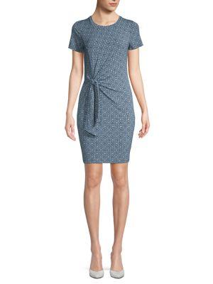 Michael Michael Kors Petite Tie-front Sheath Dress