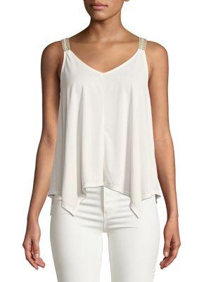 Design Lab Lord & Taylor Asymmetrical Swing Top