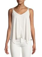 Design Lab Lord & Taylor Asymmetrical Swing Top