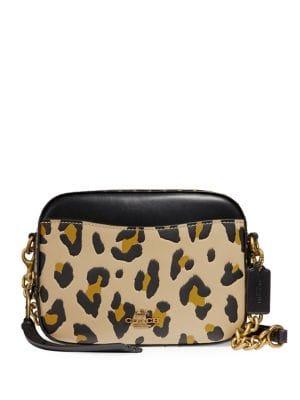 Coach Leopard-print Crossbody Bag
