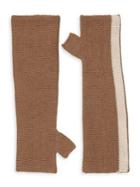 Lamini Met Alpaca Long Fingerless Gloves