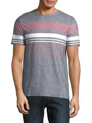 Hugo Boss Tilak Relaxed-fit Mixed-stripe Tee