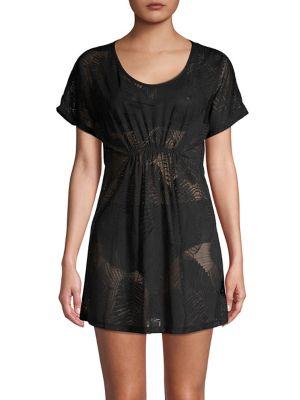 J Valdi Cinched Mesh Tunic