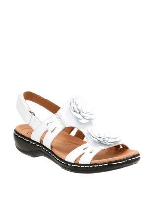 Clarks Leisa Claytin Leather Sandals