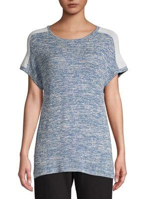 Roudelain Cap Sleeve Boxy T-shirt