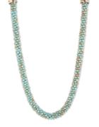 Anne Klein Crystal Studded & Beaded Necklace