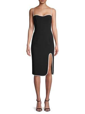 Black Halo Dalai Colorblock Sheath Dress
